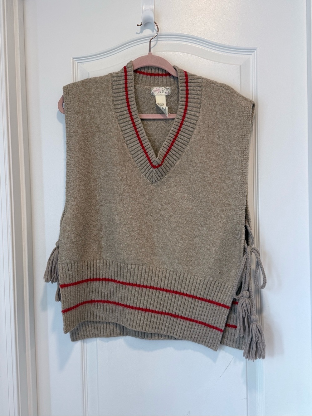 Free People All Star Stripe Poncho ONE SIZE